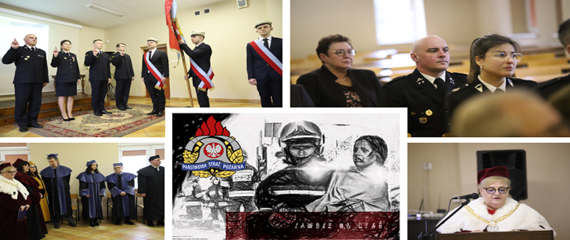 Studenci strażacy ratownictwa medycznego w ANSGK w Kutnie złożyli ślubowanie