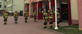 Dzień Flagi Rzeczypospolitej Polskiej w Komendzie Powiatowej Państwowej Straży Pożarnej w Działdowie