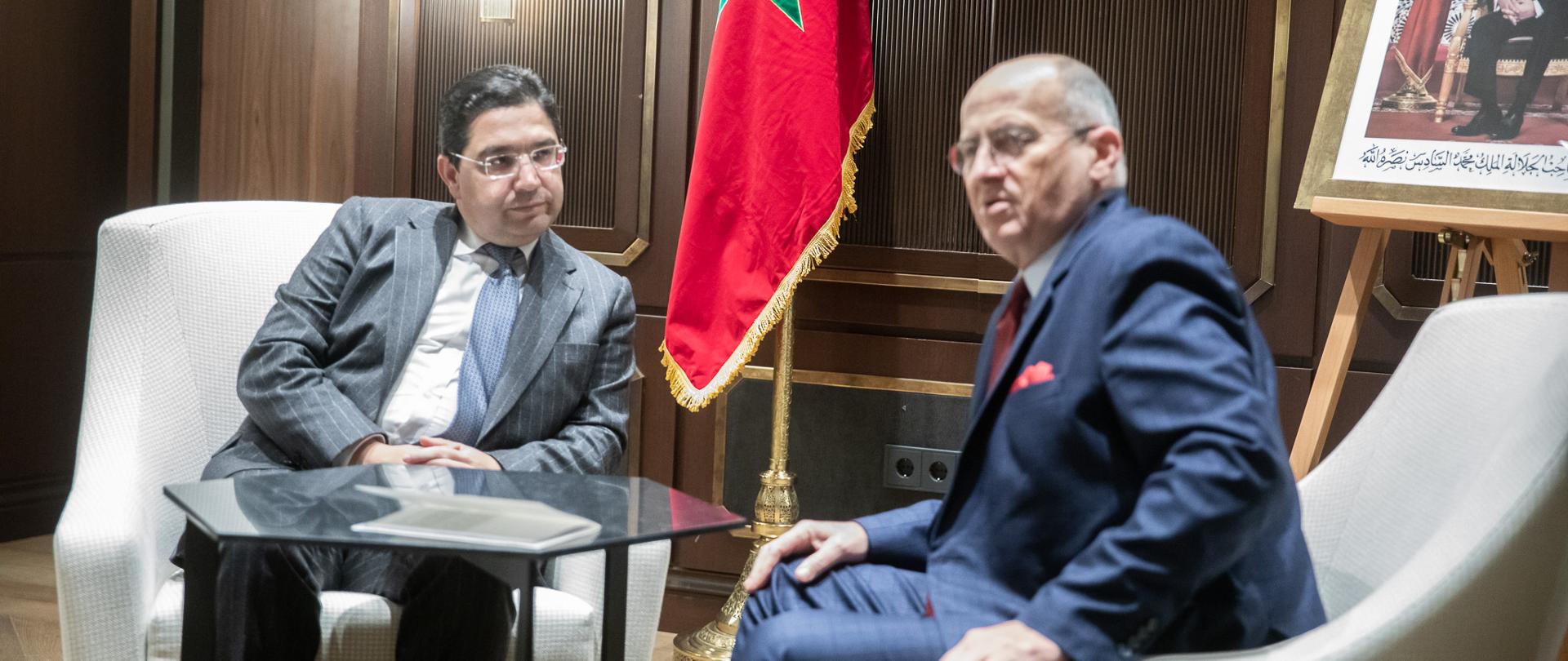 2021.12.06 Budapeszt , Wegry . Minister Zbigniew Rau . V4 + Maroko .Fot. Tymon Markowski / MSZ