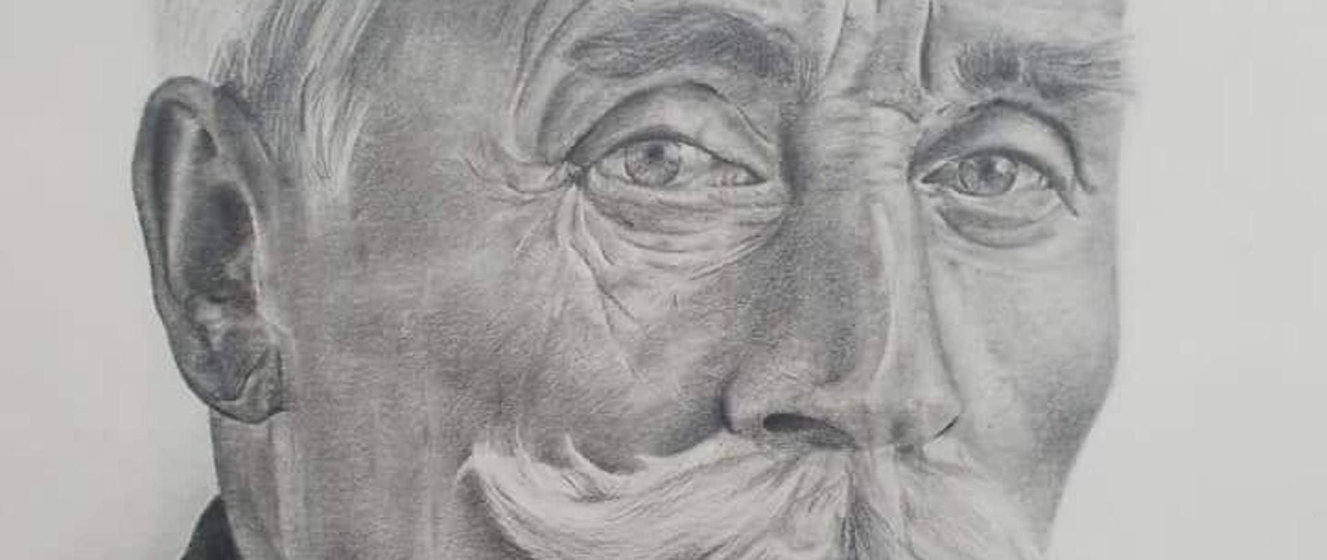 Rysunek - portret Stanisława Barabasza zrealizowała Weronika Basisty uczennica kl. 1B LP w roku 2018. Rysunek przedstawiający dyrektora szkoły narysowany jest ołówkiem na papierze. Dyrektor ubrany jest w białą koszulę i czarną marynarkę. Stanisław Barabasz ma siwe włosy zaczesane do tyłu. Dyrektor na rysunku ma również narysowane siwe, sumiaste wąsy.