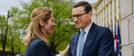 Premier Mateusz Morawiecki oraz Kaja Kallas.
