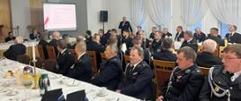 Spotkanie Zastępcy Śląskiego Komendanta Wojewódzkiego PSP st. bryg. Rafała Świerczka z prezesami oraz naczelnikami jednostek OSP z terenu powiatu raciborskiego