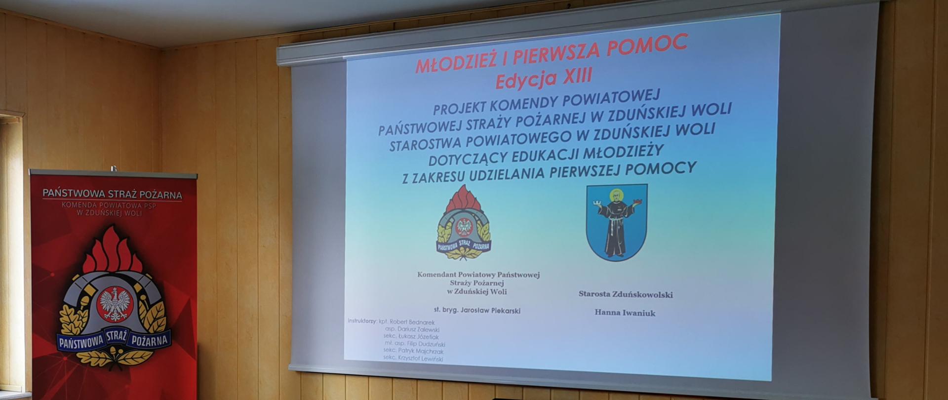 Projekt "Młodzież i Pierwsza Pomoc"