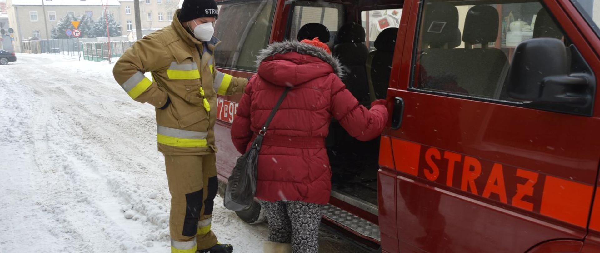 Transport do punktu szczepień