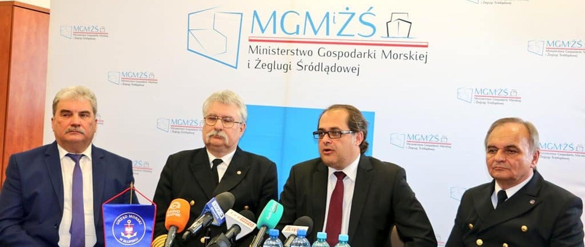 Minister Marek Gróbarczyk w Ustce