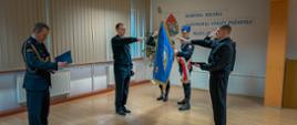 Ślubowanie nowo przyjętych do służby strażaków (20.01.2023 r.)