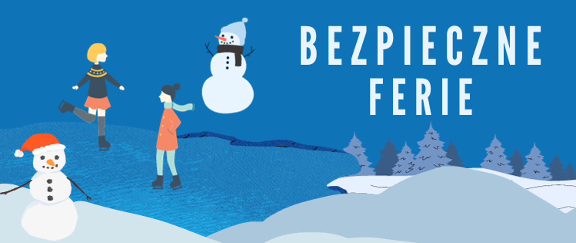 bezpieczne ferie - baner