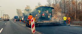 Remont nawierzchni autostrady A4