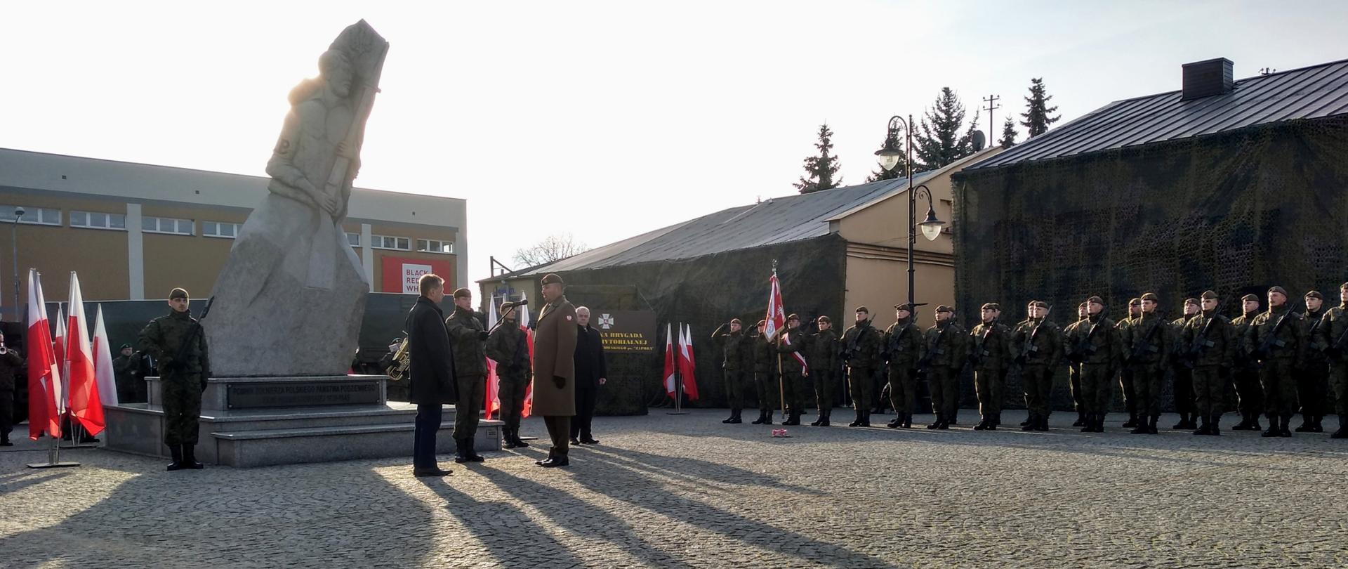 Przysięga wojskowa żołnierzy 2 Lubelskiej Brygady Obrony Terytorialnej