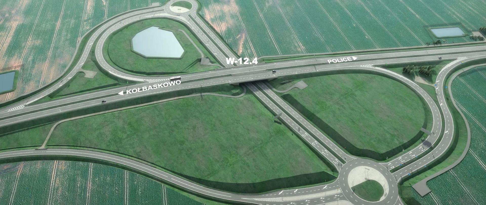 Wizualizacja S6 węzeł Dołuje