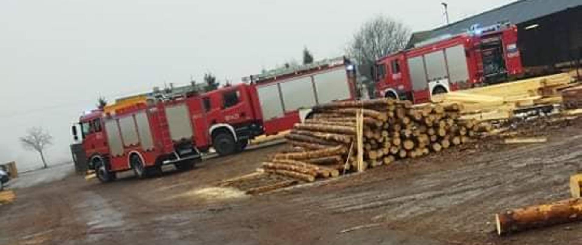 Zastępy na miejscu zdarzenia