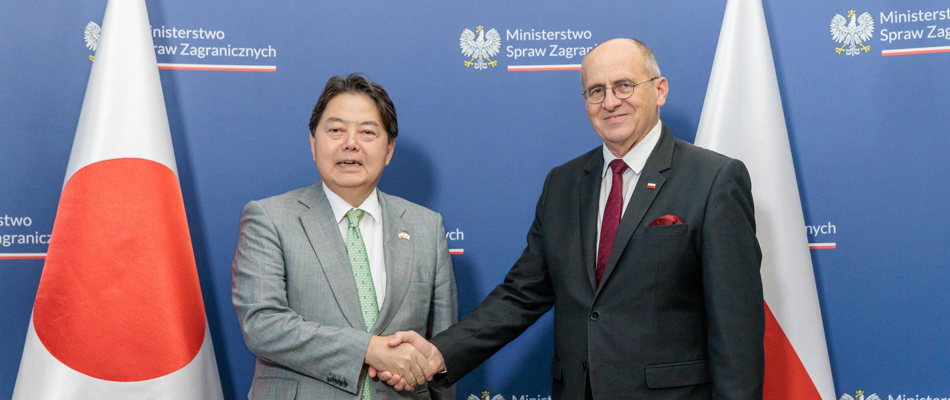 Spotkanie ministrów spraw zagranicznych Polski i Japonii