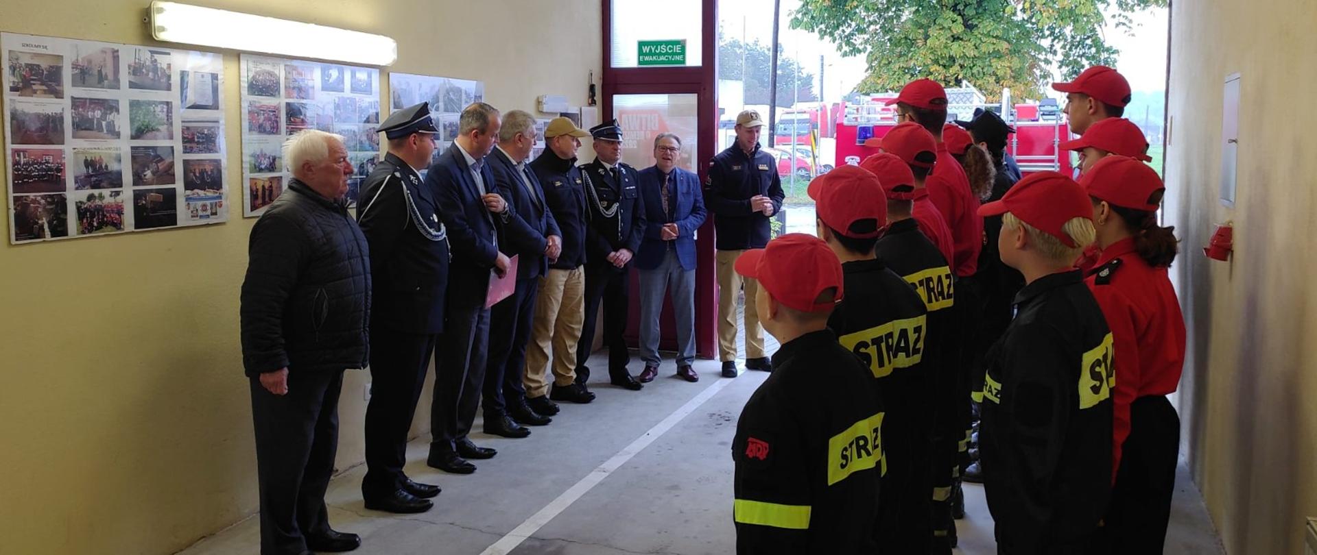 WIZYTA WOJEWODY WIELKOPOLSKIEGO ORAZ ZASTĘPCY WIELKOPOLSKIEGO KOMENDANTA WOJEWÓDZKIEGO W OSP LUBOSZ