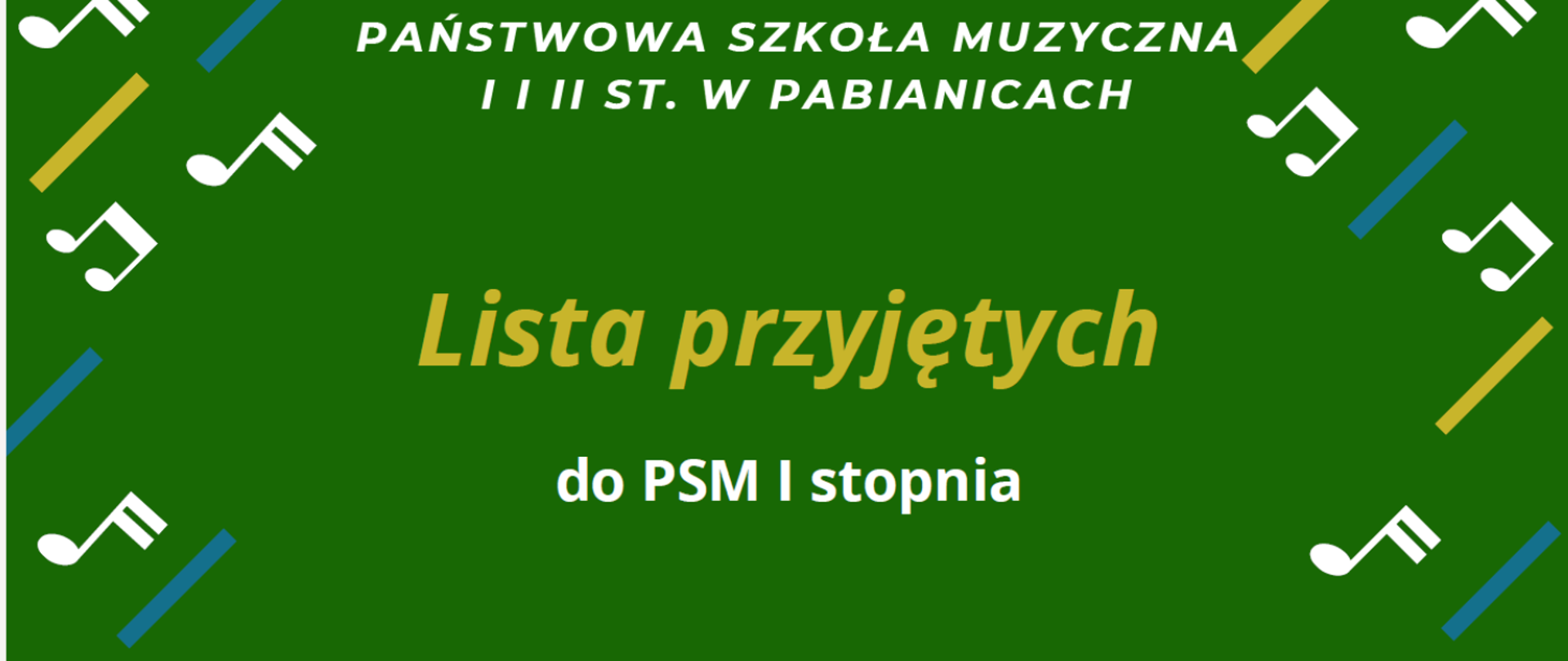 Lista przyjętych
