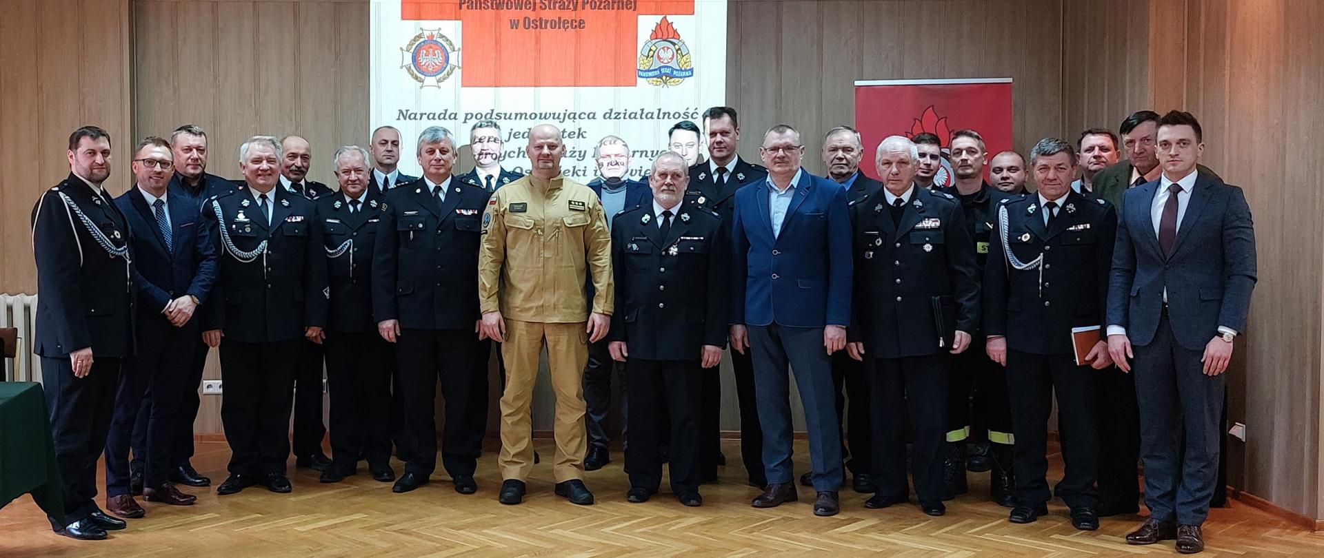 Narada z druhami OSP oraz samorządowcami