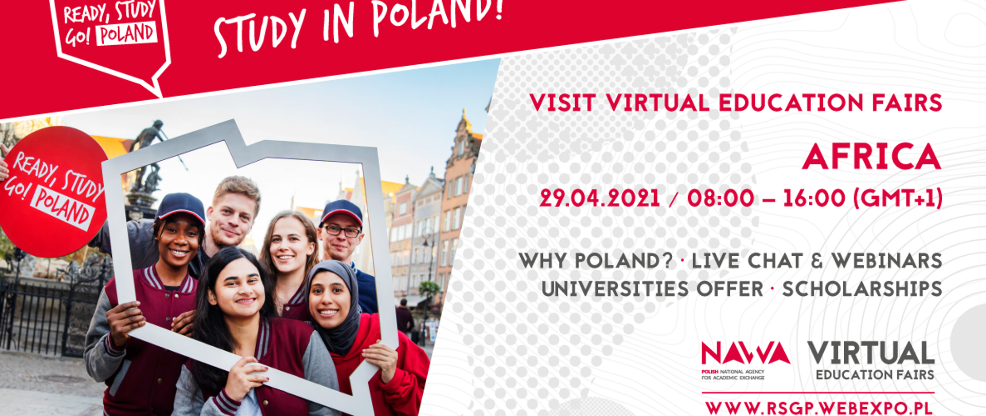 Wirtualne targi edukacyjne poświęcone perspektywom studiów w Polsce dla studentów z Afryki