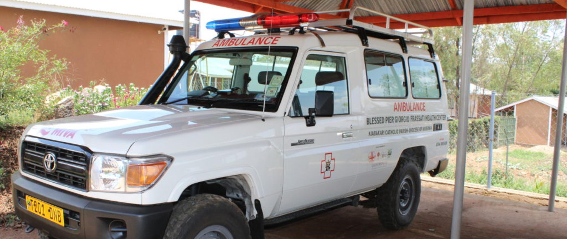 auto terenowe pełniące funkcję ambulansu