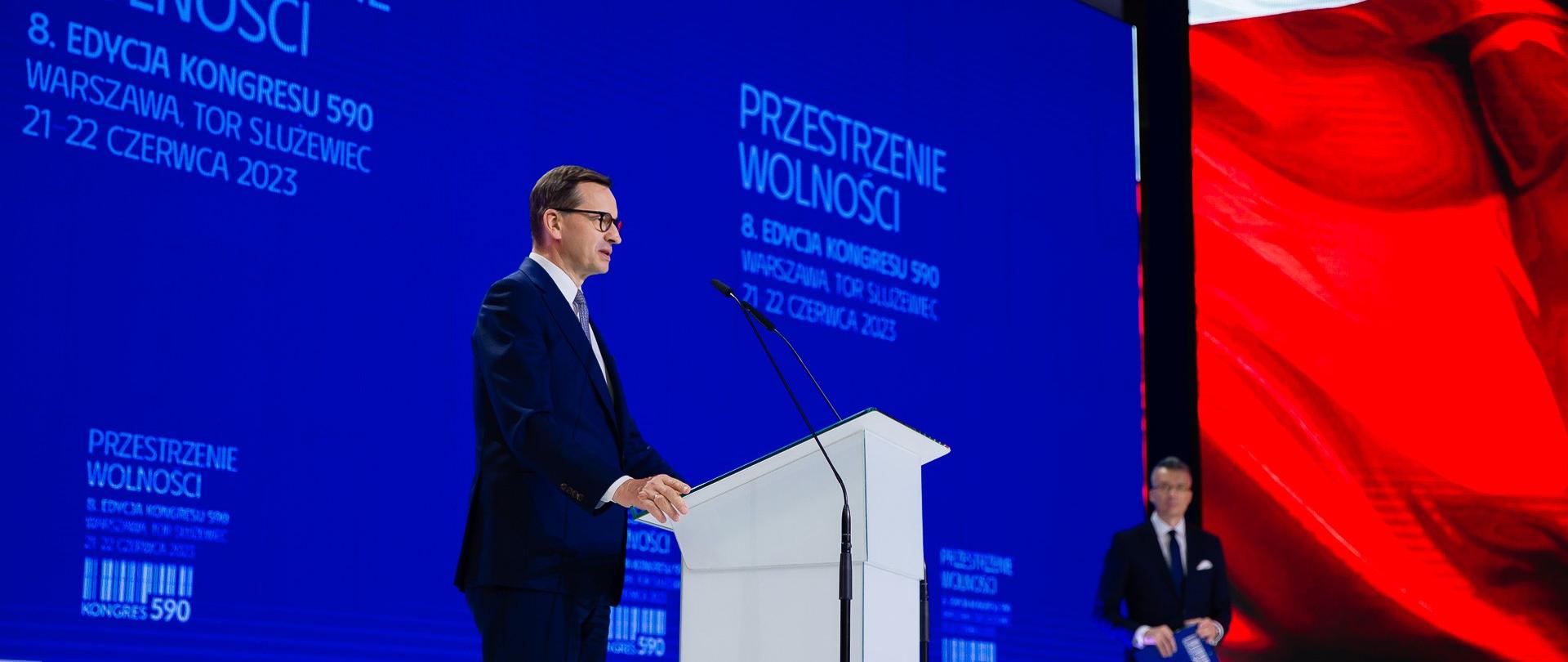 Premier Mateusz Morawiecki podczas Kongresu 590.