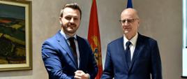 Ambasador RP Artur Dmochowski spotkał się z Ministrem Administracji Publicznej Czarnogóry Marashem Dukajem. 