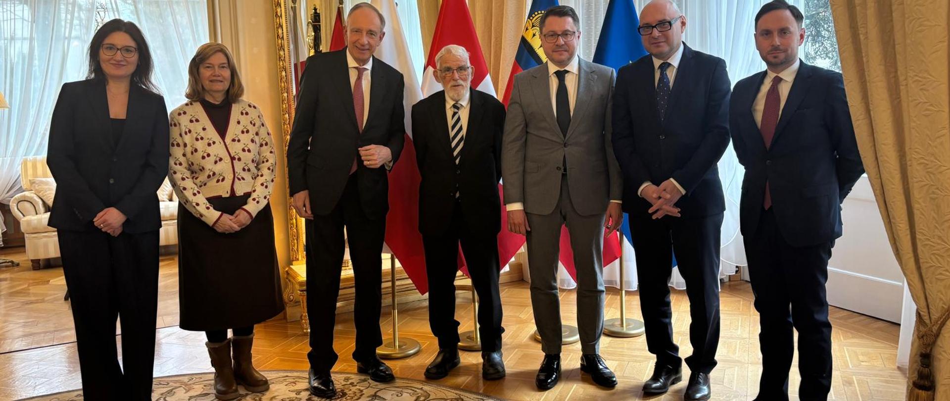 Treffen des stellvertretenden Außenministers Władysław T. Bartoszewski mit Uri Strauss am 18. Februar 2026 in Bern