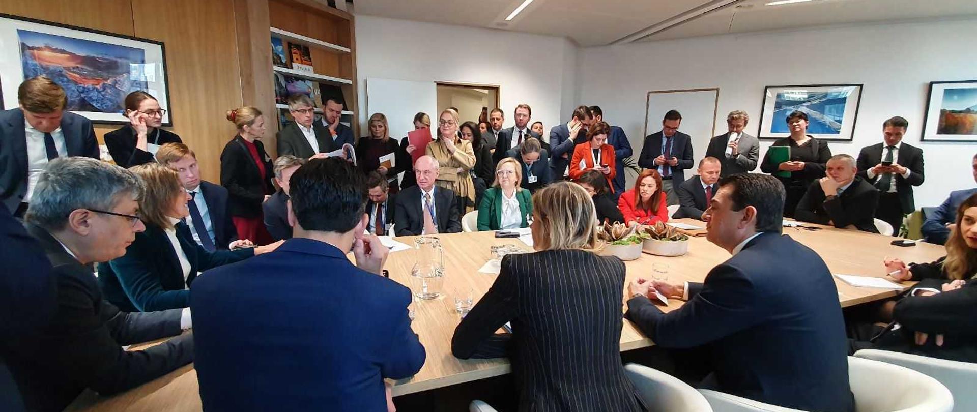 Minister klimatu i środowiska Anna Moskwa na posiedzeniu Rady UE ds. Energii.