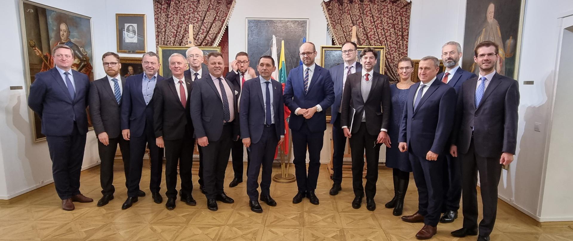 Deputy Minister Marcin Przydacz during the meeting of the Lublin Triangle coordinators in Luck