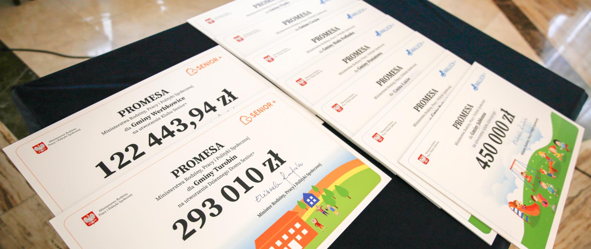 Promesy w woj. lubuskim i lubelskim