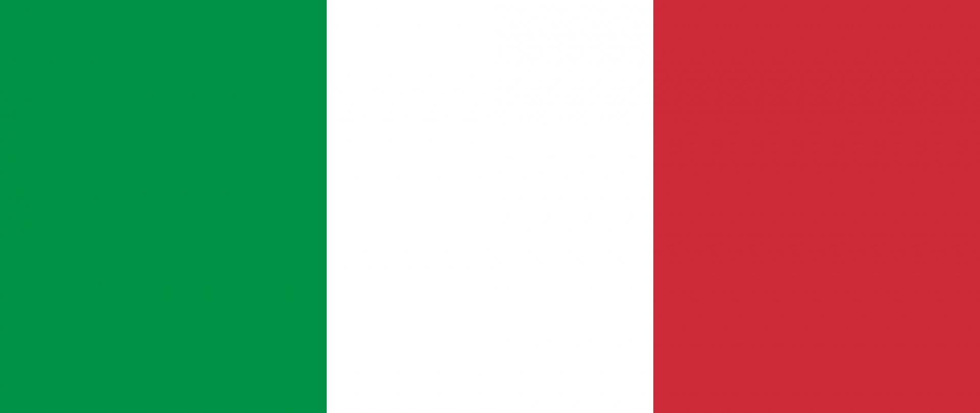 Flaga Włoch.