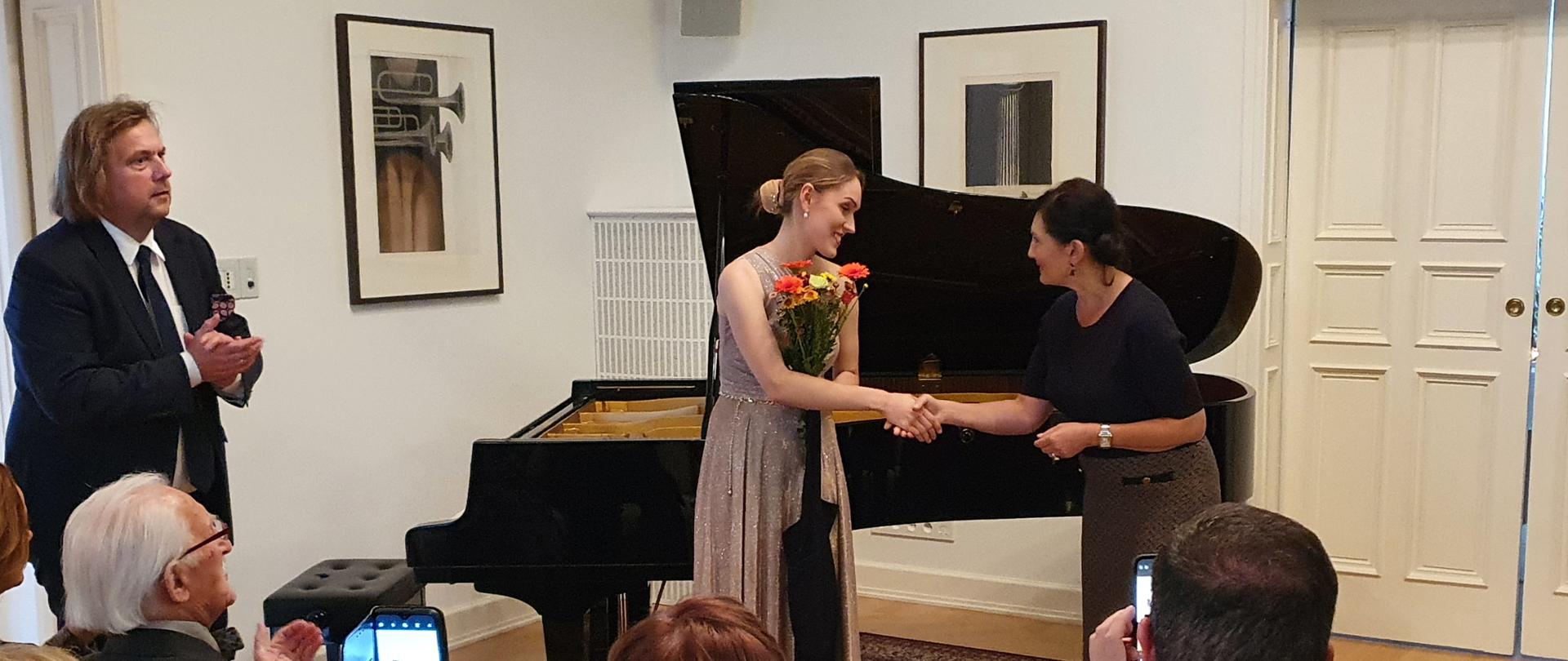 Wieczór z muzyką Karola Szymanowskiego i Fryderyka Chopina w Rezydencji Ambasadora, współorganizowany przez Ambasadę RP w Sztokholmie i Instytut Polski w Sztokholmie
