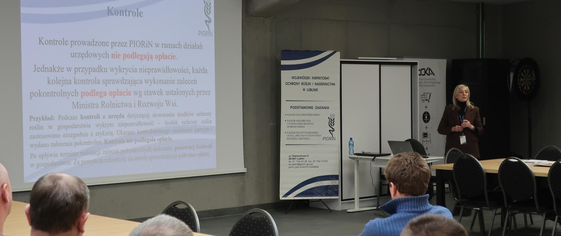 WIORiN w Lublinie akcja informacyjna na szkoleniu Oddział w Hrubieszowie 2