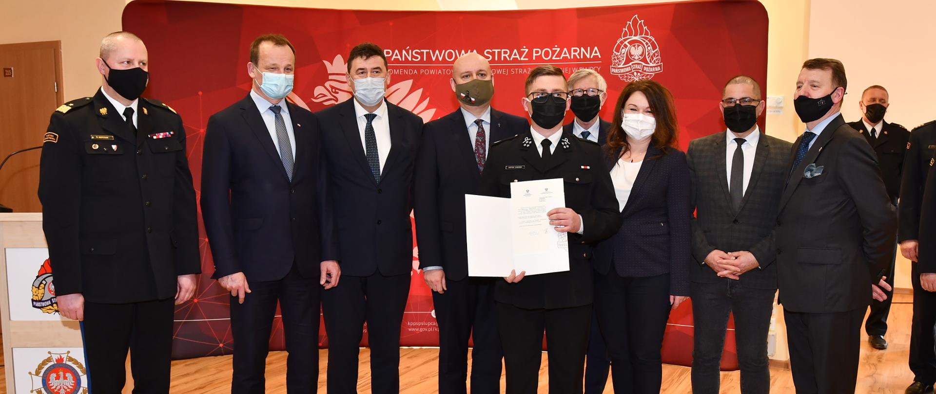 Wręczenie promes dla OSP