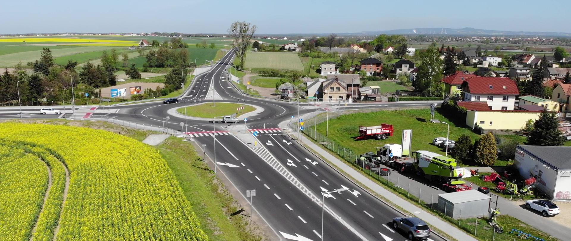 Rozbudowany odc. DK45 Reńska Wieś - Większyce - Poborszów