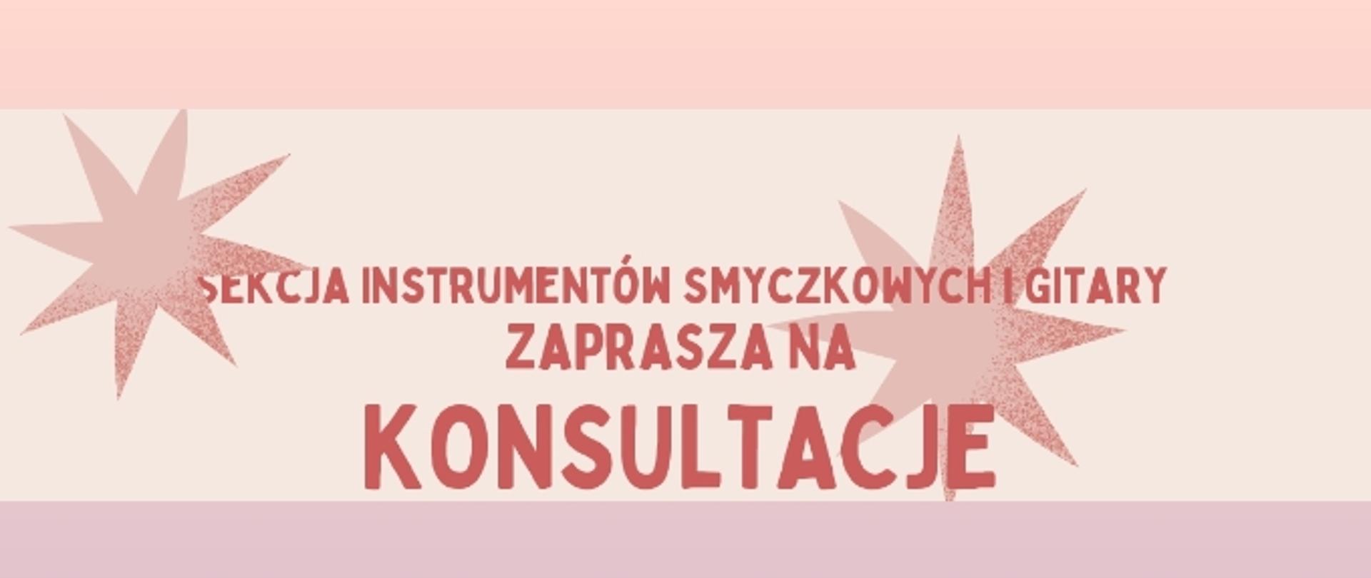 Plakat Konsultacje