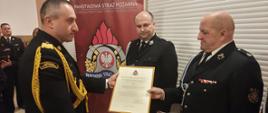 Odprawa podsumowująca działalność jednostek ochrony przeciwpożarowej powiatu suskiego w 2023r.