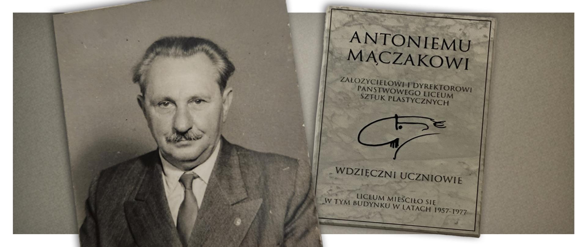 Odsłonięcie tablicy pamiątkowej poświęconej Antoniemu Mączakowi