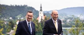 Premier RP Mateusz Morawiecki i Premier Słowenii Janez Jansa