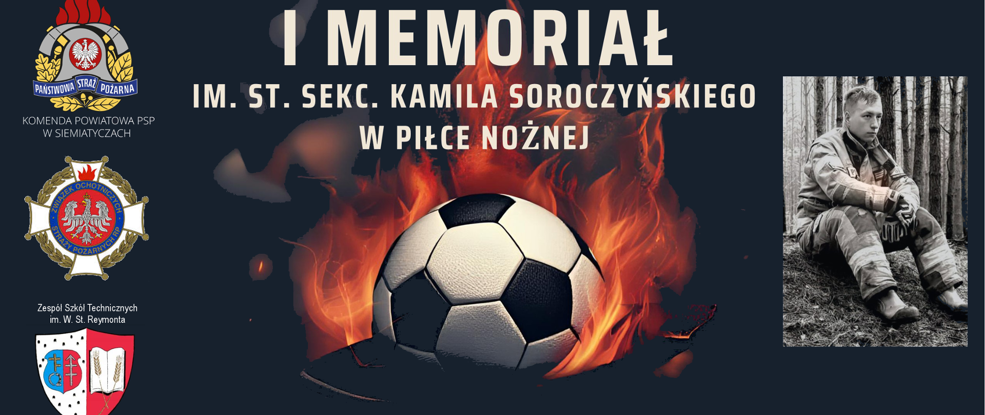 Plakat informacyjny Memoriał im. st. sekc. Kamila Soroczyńskiego
