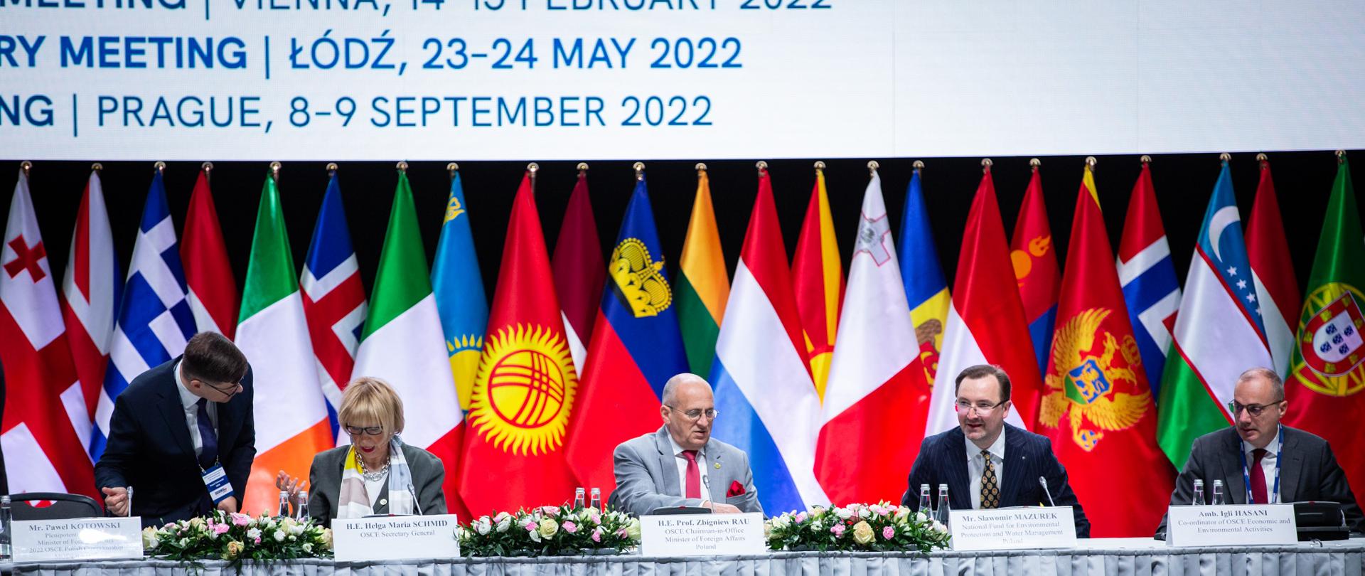 Minister Zbigniew Rau inaugurated Second Preparatory Meeting of 30th OSCE Economic and Environmental Forum