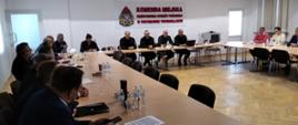 Spotkanie poświęcone bieżącym sprawom mającym bezpośredni wpływ na bezpieczeństwo mieszkańców miasta Piotrkowa Trybunalskiego i powiatu piotrkowskiego