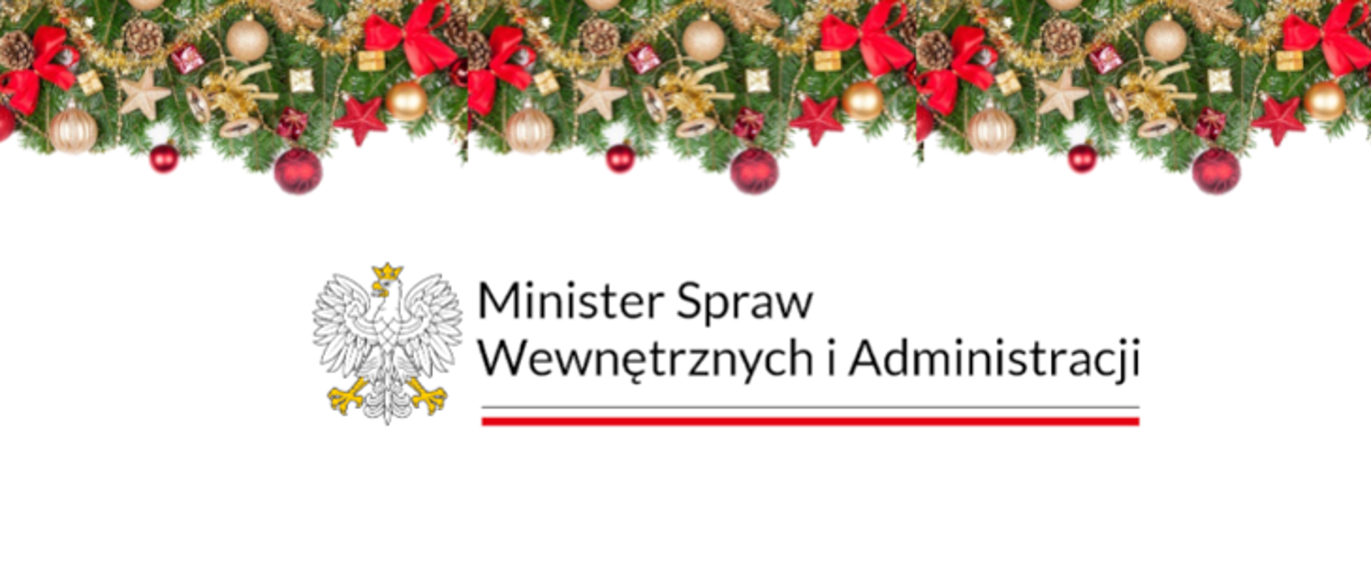 Życzenia Boże Narodzenie MSWiA