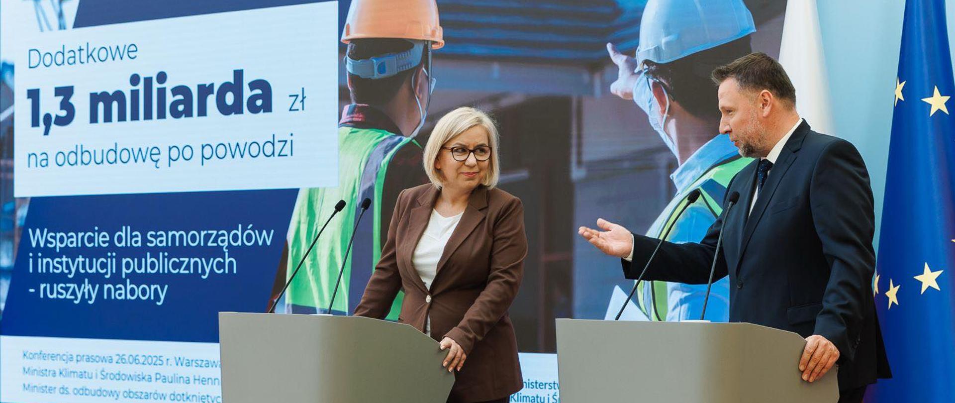 Blisko 1,3 miliarda złotych na odbudowę po powodzi - ruszają nabory wniosków