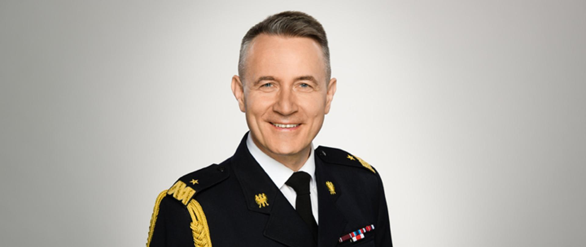 Komendant Główny PSP nadbryg. Andrzej Bartkowiak