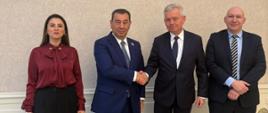Spotkanie Ambasadora Pawła Radomskiego z przewodniczącym Komisji Spraw Międzynarodowych i Stosunków Międzyparlamentarnych Zgromadzenia Narodowego Azerbejdżanu, Samadem Sejidowem