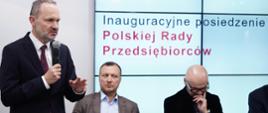 Minister Krzysztof Hetman na posiedzeniu Polskiej Rady Przedsiębiorców