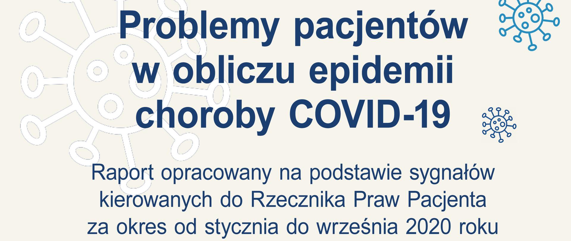 Problemy pacjentów w obliczu epidemii choroby COVID-19