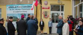 Szkole Podstawowej w Łupiance Starej patronuje ks. Jerzy Popiełuszko