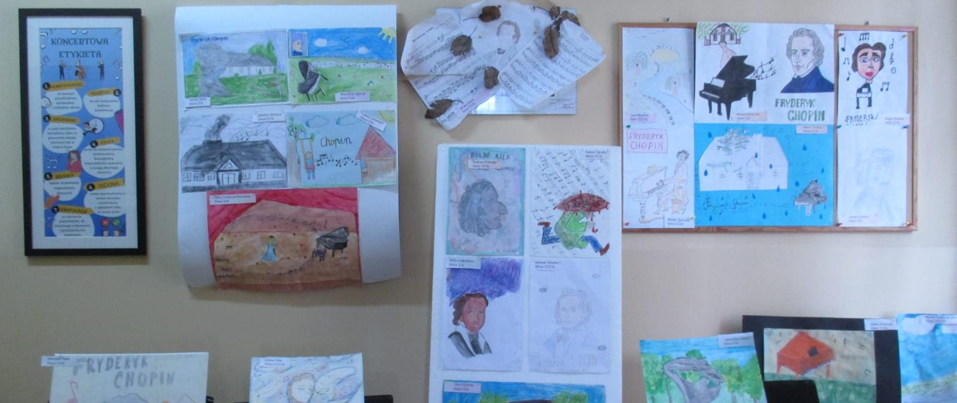 Galeria 26 zdjęć z koncertu "Chopin nie tylko na fortepianie", który odbył się 1 marca 2024 r. Uczniowie grają na instrumentach w auli PSM w Kłodzku