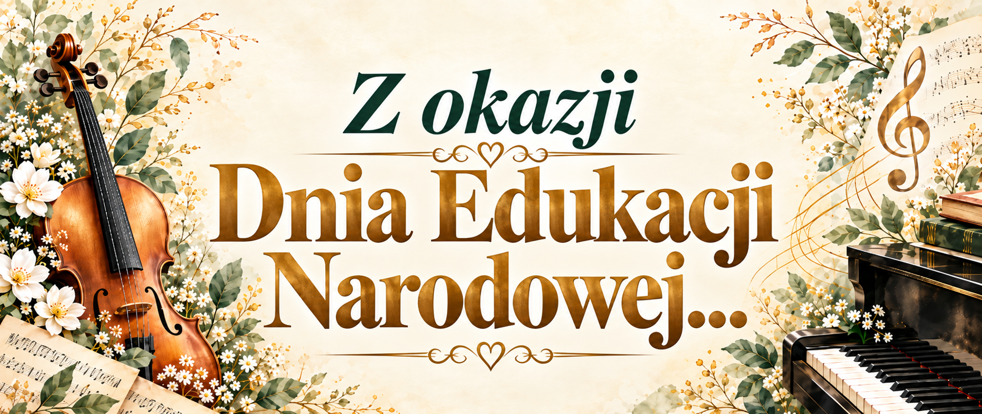 Życzenia z okazji Dnia Edukacji Narodowej