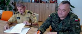 Podpisanie Porozumienia pomiędzy Komendą Wojewódzką PSP we Wrocławiu a 25 Brygadą Kawalerii Powietrznej w Tomaszowie Mazowieckim