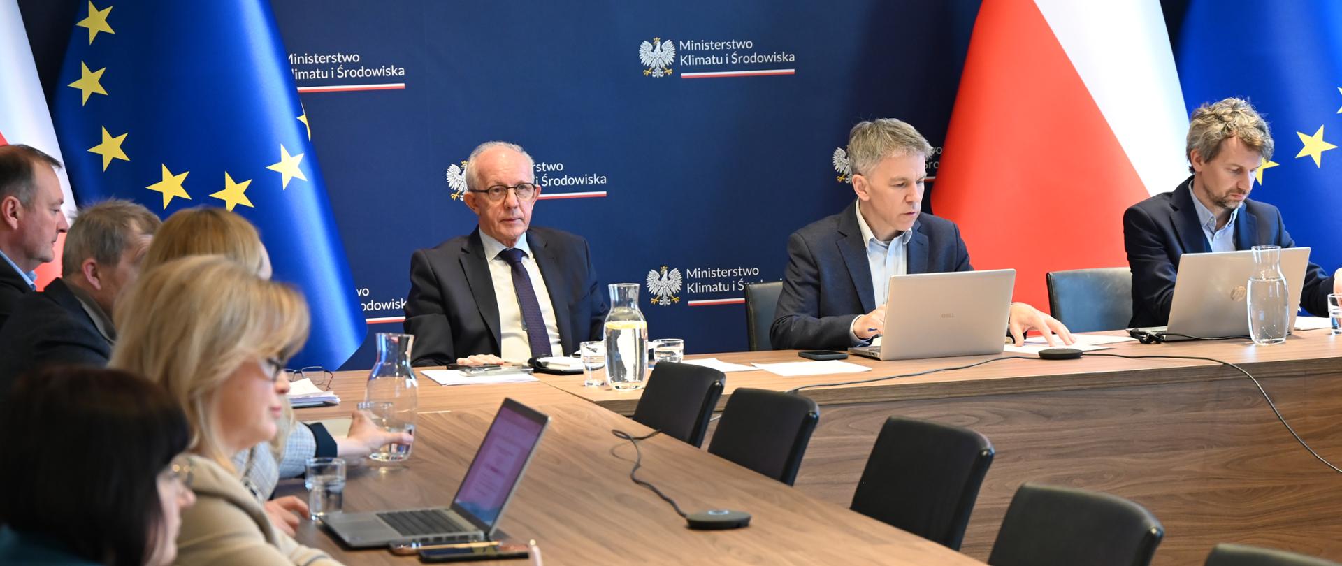 Posiedzenie Międzyresortowego Zespołu ds. Odry z udziałem Wiesława Leśniakiewicza, Podsekretarza stanu w MSWiA, 31.03.2026 r.